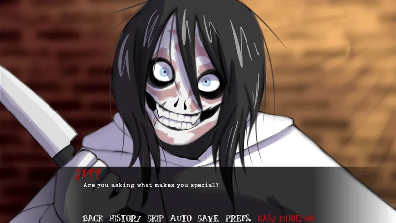Fear Me: Jeff the Killer's Dating Sim - 在线免费恐怖游戏